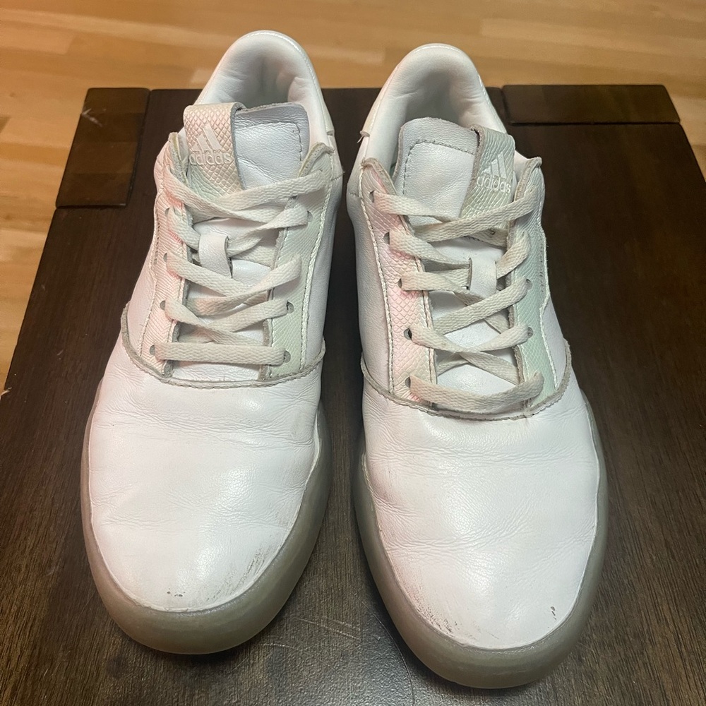 Adicross Retro  Size 6.5 Golf Shoes - White/White/Mint